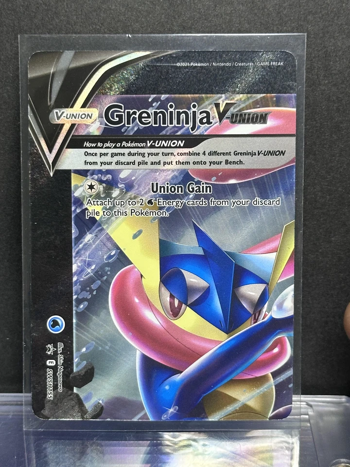 SWSH: Sword & Shield Promo Cards #SWSH155 Greninja V-UNION - Image 1 of 2