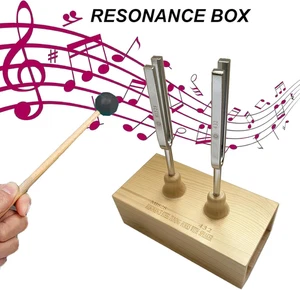 Resonanz Stimmgabeln Heilung 432Hz 528Hz Kiefernholz Lautsprecher Gummihammer Ideal - Bild 1 von 5