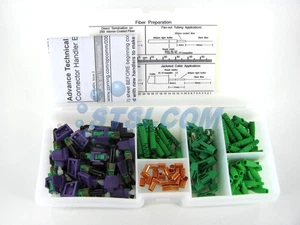Conector de fibra monomodo APC Corning Optisnap LC 25/pk OSNP-LCA-900-Z ~STSI - Imagen 1 de 2