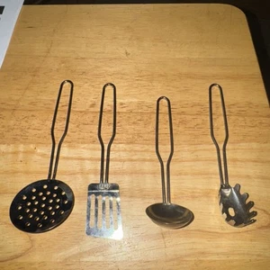 Battat Metal Pretend Play Kitchen Utinsel Lot - Picture 1 of 4