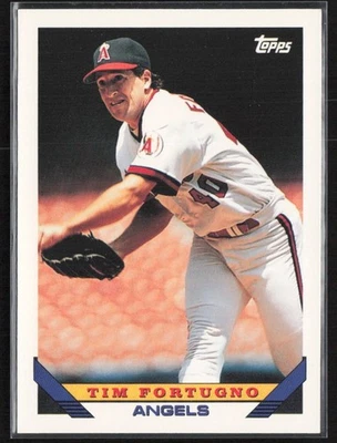 1993 Topps Tim Fortugno California Angels #320 - Image 1 of 2