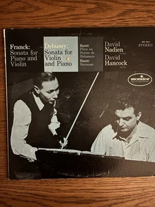 DAVID NADIEN violin FRANCK & DEBUSSY Sonatas, Ravel, Faure MONITOR ST LP Debussy - Picture 1 of 3