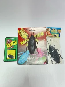 Vintage Streich Kakerlaken realistisch Hahn Kakerlake Monster Jumbo Gag Spielzeug Witz Halloween - Bild 1 von 14