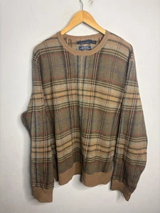 Polo Golf Ralph Lauren Pullover Herren 2XL kariert Merinowolle Kaschmir Rundhals - Bild 1 von 5