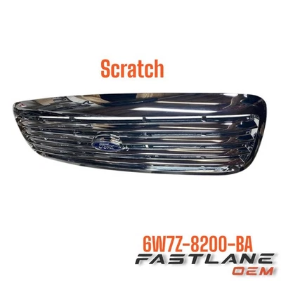 1999-2011 FORD CROWN VICTORIA CONJUNTO DE GRADE RADIADOR NOVO FABRICANTE DE EQUIPAMENTO ORIGINAL 6W7Z-8200-BA - Imagem 1 de 4
