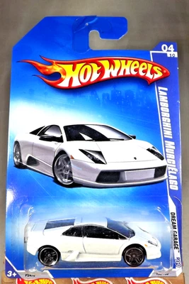 2009 Hot Wheels #150 Dream гараж 4/10 LAMBORGHINI MURCIELAGO белый w/BlackPr5Sp - Изображение 1 из 4
