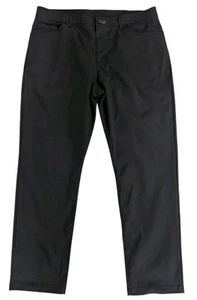 Public Rec Pants Mens 38x32 Dealmaker Workday Golf Performance Chino Slim Black - Picture 1 of 10