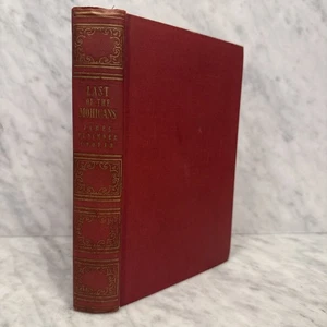 Last of the Mohicans James Fenimore Cooper World’s Popular Classics ed. Red HC - Picture 1 of 9