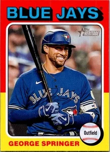 2024 Topps Heritage #358 George Springer - Picture 1 of 2