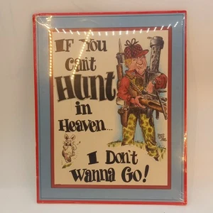 Frank A Jones 1987 impresión artística parodia 'If You Can't Ski in Heaven I Don't Wanna Go - Imagen 1 de 7