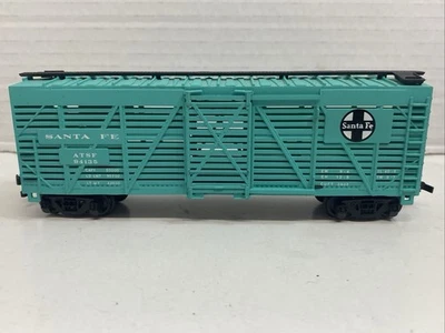 Bachmann HO 40' Santa Fe ATSF 94135 Train Livestock Cattle Stock Car Green 2 - Image 1 of 4