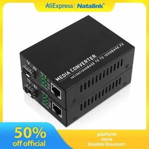 Gigabit SFP LC Multimode Modul Glasfaser zu RJ45 Ethernet Medien Konverter Glasfaser opt - Bild 1 von 17