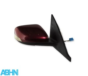 Volvo S40 V50 /04-07 Right Side Electric Heated Door Mirror Met Dark Red 6-Wires - Picture 1 of 9