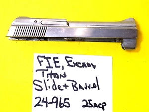 FIE EXCAM, TITAN IN.25 ACP Slide Barrel #24-965 - Picture 1 of 8