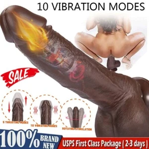 Thrusting Anal Butt Plug Dildo Vibrator Prostate Massager Sex Toys for Men Women - Picture 1 of 9