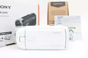 【Exc⁺5】Sony HDR-CX470 Weiß Handycam Camcorder 32GB Optisch aus Japan - Bild 1 von 13
