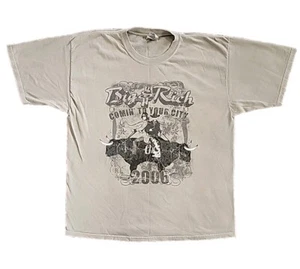 BIG & RICH Comin To Your City Tour T-shirt 2006 XL Tan Cotton Country Music - Picture 1 of 5