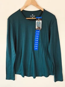Segments Merino Wool Base Layer Shirt Women’s Large Long Sleeve Top Outdoors - Picture 1 of 9