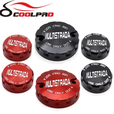 Cubierta de depósito de líquido de embrague de freno delantero trasero para DUCATI Multistrada 1200/S  Foto 1 de 4