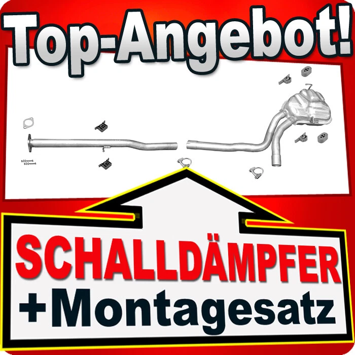 Silencieux central pour échappement MINI COOPER S (R50, R53) (R52) 1.6 16V 20... - Photo 1/1