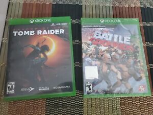 2 Xbox One Games Tomb Raider Wwe Battlegrounds