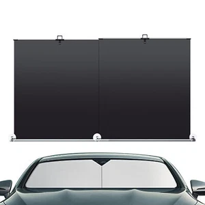 Car Windshield Sunshade, Retractable Automatic Sun Shade for Vehicle Sun Blocker - Picture 1 of 20