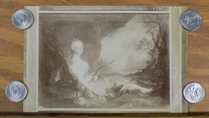 c1890 ALBUMEN PHOTO by Kuhn/MADAM VICTOIRE/DAUGHTER OF FRENCH KING LOUIS XV//B - Foto 1 di 1
