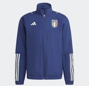 GIACCA CALCIO ADIDAS ITALY TIRO 23 PRESENTAZIONE UOMO, BLU SCURO taglia 2XL - Foto 1 di 8