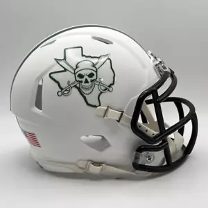 Mesquite Poteet Pirates High School (Texas) Custom Mini Football Helm - Bild 1 von 3