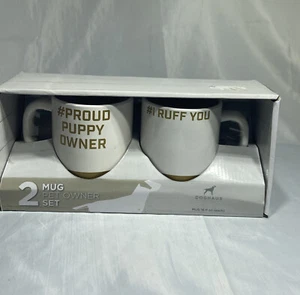 Juego de 2 tazas de café para nuevo dueño de cachorro - NUEVO - Imagen 1 de 4