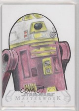 2020 Topps Star Wars Masterwork Sketch Cards 1/1 Jerold Bahr Auto Sketch 10eg