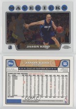 2008-09 Topps Chrome Jason Kidd #55 HOF