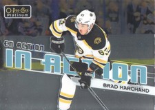 2018-19 O-Pee-Chee Platinum Hockey In Action #IA7 Brad Marchand