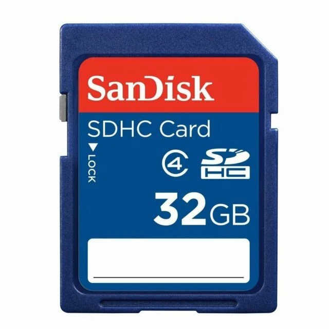 SanDisk Standard 32 GB SD Class 4 SDHC Memory Card - SDSDB-032G-B35