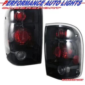 Set of Pair Black Smoke Altezza Style Taillights for 1998-1999 Ford Ranger - Picture 1 of 2