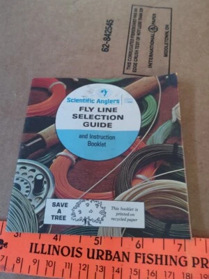 GUIA DE SELEÇÃO DE LINHA DE MOSCA DE PESCADORES CIENTÍFICOS LIVRETO DE INSTRUÇÕES PESCA 1976 - Imagem 1 de 3
