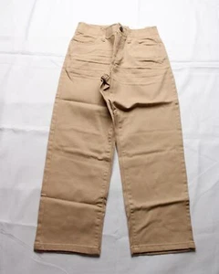 Sonoma Goods For Life Boy's Flexwear Slim Fit Twill Pants BL1 Texas Beige Size 7 - Picture 1 of 4