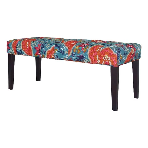 FurnitureR 41.5" Wide Tufted Upholstered Bench Cover