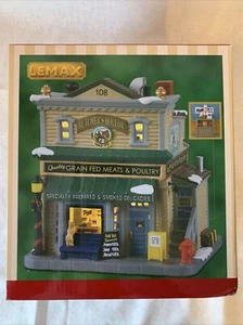Lemax,  Butcher's Hollow  #15767  2021  NEW. Christmas Village Butcher Shop. - Picture 1 of 7