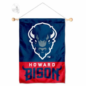 Howard Bison Mini Window Banner Hanging with Suction Cup - Picture 1 of 6