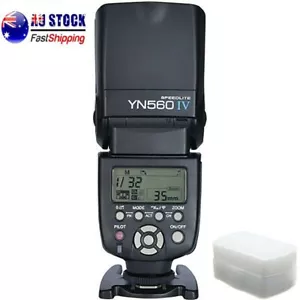AU Yongnuo YN-560 IV Flash Speedlite for Canon Nikon Olympus Pentax DSLR Camera - Picture 1 of 12