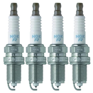 NGK Standard Spark Plug Set (4 Pieces) 3932 For Chevrolet Spark Fiat 500 L4 - Picture 1 of 1