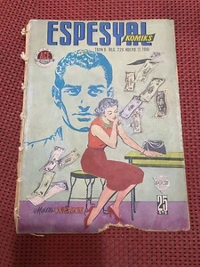 1961 ESPESYAL KOMIKS #229 Redondo Alcala Philippinen Vintage Rare Comics ACE - Bild 1 von 12
