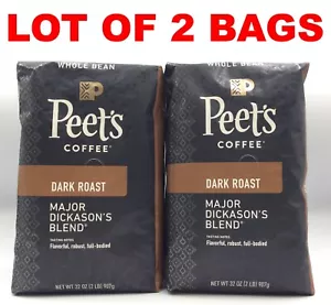 Peets Kaffee Major Dickason's Mischung ganze Bohne, dunkle Röstung, 4 Pfund insgesamt,, MAI/2025 - Bild 1 von 3