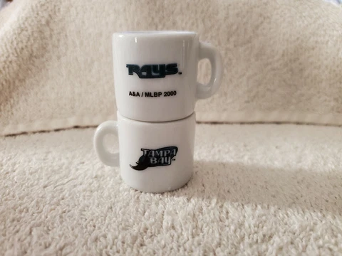 New Tampa Bay Rays Mini Mug Logo MLB Baseball Double-sided Ceramic Cup Cover