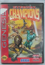 Eternal Champions Sega Genesis Video Game Cartridge & Case 1993