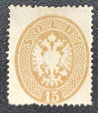 1863 Sello Lombardo Veneto Águila Imperial - 15 Soldi - MH