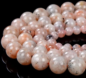 Natural Sunstone Lepidocrocite Round 6MM 7MM 8MM 9MM 10MM 11MM Loose Beads(D247) - Picture 1 of 3