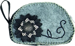 Kleiber grey & black small bag/purse Felt Kit sewing craft children gift 931-42 - Picture 1 of 4