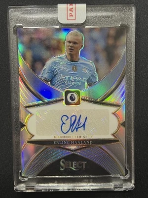 Premier League 2024-25 Panini Select Erling Haaland - Firmas #S-EH (AU) Foto 1 de 4